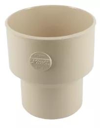 Nicoll PVC-Ti verloopstuk centrisch Ø100-Ø80 mof-spie beige, Doe-het-zelf en Verbouw, Buizen en Afvoer, Ophalen of Verzenden, Nieuw