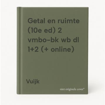 Getal en ruimte (10e ed) 2 vmbo-bk wb dl 1+2 (+ online), Verzenden, Zo goed als nieuw, Vuijk