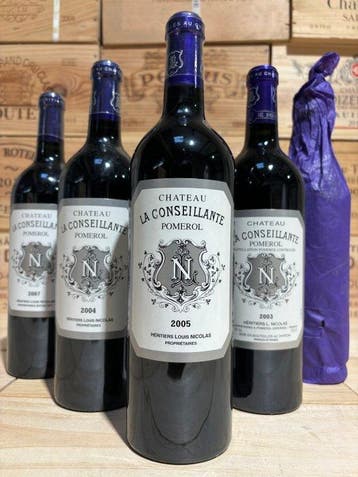 Château la Conseillante Vertical: 2003, 2004, 2005, 2007 &, Nieuw