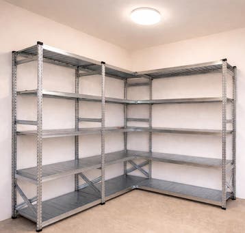 Sterke stellingkast voor berging of garage, Nieuw