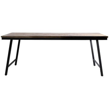 Bazar Bizar Herringbone Consoletafel - Naturel - Bijzettafel, Huis en Inrichting, Nieuw, Ophalen of Verzenden, 75 cm of meer, Overige vormen