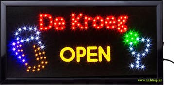 Onze kroeg bar cafe LED bord verlichting lichtbak reclamebor, Verzamelen, Merken en Reclamevoorwerpen, Verzenden, Nieuw