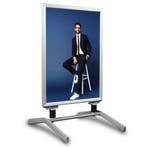 Stoepbord | SPIDER | Grijs | Kliklijst (A1) | Windbestendig, Verzenden, Nieuw in verpakking