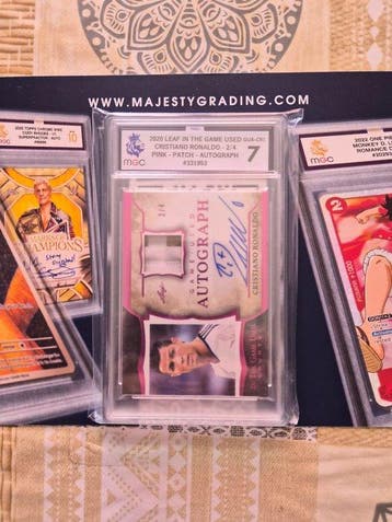 2020 Leaf Cristiano Ronaldo Gesigneerde kaart, Serialized, Nieuw