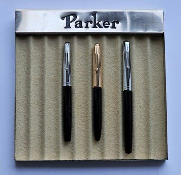 Parker - Lot Parker 17 : Lady argenté, Lady plaqué or et, Verzamelen, Nieuw