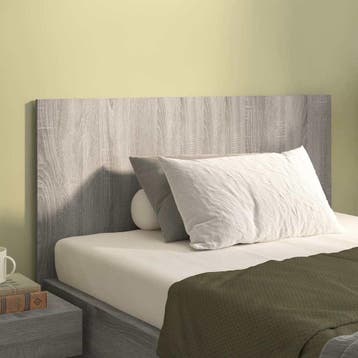 Hoofdbord 120cm Grijs Sonoma | Retourdeal 32% Korting, Eenpersoons, Zo goed als nieuw, 120 cm, Hout