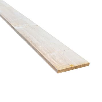 Vuren steigerplank gedroogd 32x200x4000mm, Ophalen of Verzenden, Nieuw, Vuren