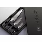 Yaxell Ran Messenset 3-delig - Geschenk Set - VG10 Damast..., Ophalen of Verzenden, Nieuw, Overige materialen, Bestekset