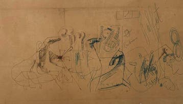 Marino Marini (1901-1980) - Composizione - Cavalli e figure