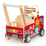 Loopwagen Rood Hout | Peuter Speelgoed | Premium | Beste..., Ophalen of Verzenden, Nieuw, Loopvoertuig