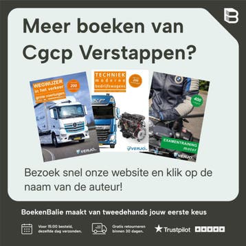 Theorie examen verkeer grote voertuigen C&D 26e druk, Verzenden, Gelezen, Cgcp Verstappen