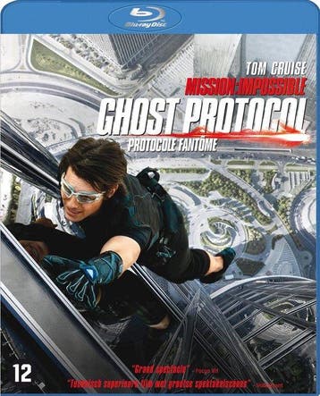 Mission Impossible Ghost Protocol (blu-ray tweedehands film), Cd's en Dvd's, Ophalen of Verzenden, Zo goed als nieuw