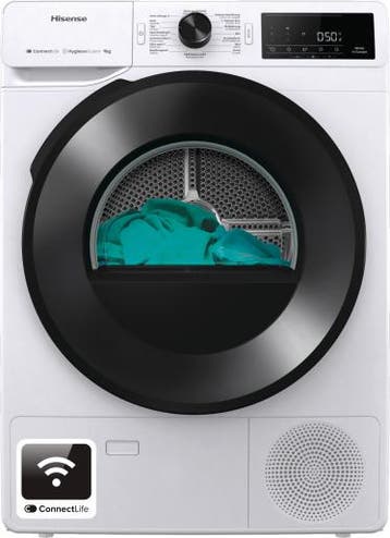 €647 Hisense DH3V903UW/BLX wasdroger Vrijstaand Voorbela, Witgoed en Apparatuur, Wasdrogers, Ophalen of Verzenden, Nieuw