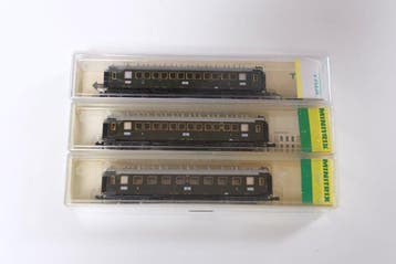 Minitrix N - 15702, 13187, 13188 - Treinset (3) - DRG, Nieuw