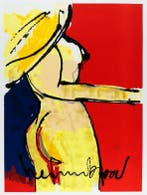 Herman Brood | Giclée: Naked Beauty | Afm: 100cm x 120cm, Antiek en Kunst, Verzenden