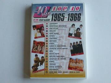 40 Jaar Top 40 - 1965 - 1966 (CD + DVD), Cd's en Dvd's, Dvd's | Muziek en Concerten, Ophalen of Verzenden, Zo goed als nieuw