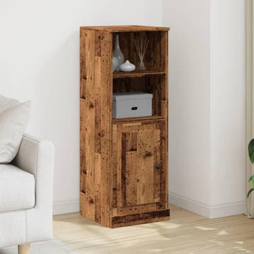 vidaXL buffetkast 36x35,5x103,5 cm bewerkt hout oud, Minder dan 50 cm, Verzenden, 100 tot 150 cm, Nieuw