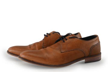 Manfield Veterschoenen in maat 42 Cognac, Manfield, Overige kleuren, Verzenden, Zo goed als nieuw