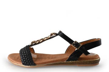 Dolcis Sandalen in maat 42 Zwart, Dolcis, Verzenden, Zwart, Sandalen of Muiltjes