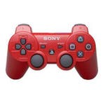 PS3 Controller Dualshock 3 - Rood - Sony (origineel) PS3, Ophalen of Verzenden, Zo goed als nieuw