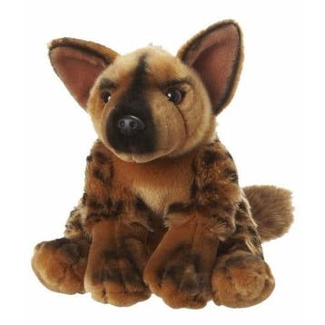 Nature planet hyena knuffel - pluche - 18 cm - bruin, Kinderen en Baby's, Speelgoed | Knuffels en Pluche, Verzenden, Nieuw