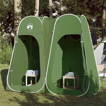 vidaXL Privacytent pop-up waterdicht groen, Verzenden, Nieuw, Tot en met 2