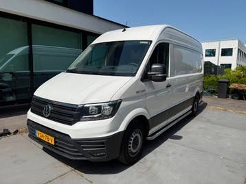 Volkswagen Crafter 30 2.0 TDI L3H3 Highline, Stof, Gebruikt, Volkswagen, Wit