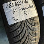 2 x Vredestein Snowtrac 5 185-60-16 Winterbanden 7mm, Gebruikt, 16 inch, Band(en), Personenwagen