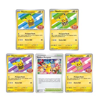 Indonesische Sealed Pikachu Promo set - Berkemeja Batik, Verzenden, Nieuw, Meerdere kaarten