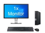 Dell OptiPlex 7060 Micro i5 8e Gen incl. 1 Monitor + Windows, 256 GB, 8500T (6-Cores), 8 GB, Nieuw