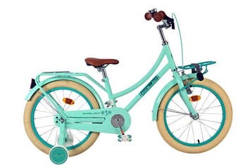 Volare Excellent Kinderfiets - Meisjes - 18 inch - Groen - 9, Fietsen en Brommers, Fietsen | Kinderfietsjes, Overige merken, Zijwieltjes
