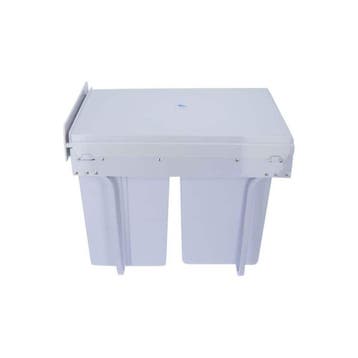 4goodz duo inbouw prullenbak afvalscheiding 26 cm breed - 30, Verzenden, Nieuw