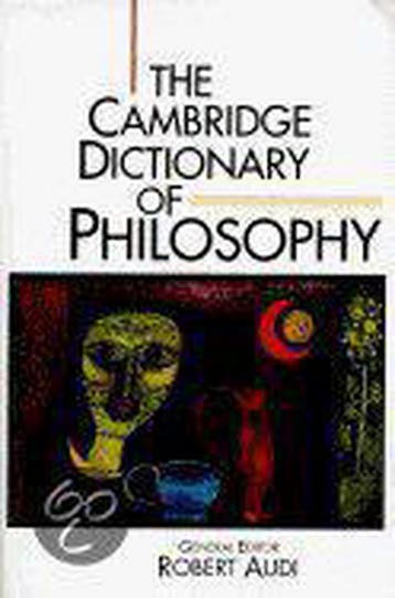 The Cambridge Dictionary of Philosophy 9780521483285, Boeken, Verzenden, Gelezen