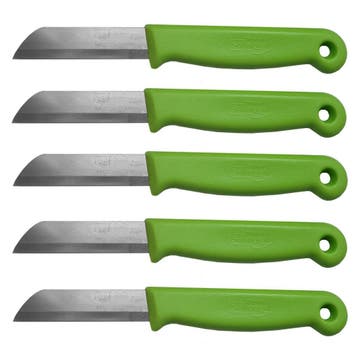 Solingen Schilmesje – RVS Glad – 16 cm met Blade Cover, Ophalen of Verzenden, Nieuw, Rvs of Chroom, Bestekset