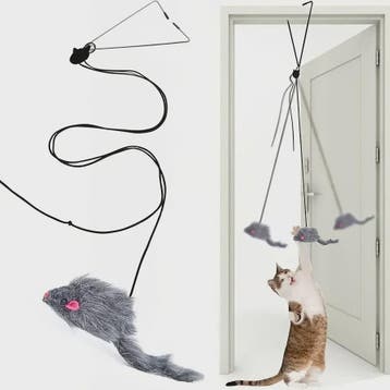 Interactief Katten Speelgoed Muis - Hangend Deur Speeltje me, Verzenden, Nieuw