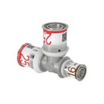 Uponor S-Press Plus perskoppeling Ø25x25x16 T-stuk, Verzenden, Nieuw