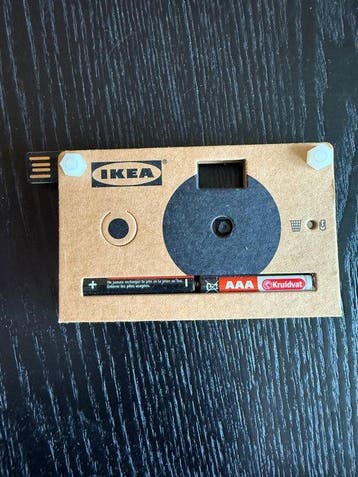 IKEA KNÄPPA Cardboard Digital Camera - Jesper Kouthoofd / PS, Nieuw