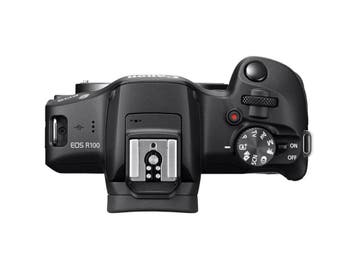 Canon EOS R100 + RF-S 18-45 IS STM-kit Systeem, Verzenden, Zo goed als nieuw, Canon