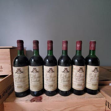 1971 Chateau La Rose Pauillac - Pauillac - 6 Flessen (0.75, Nieuw