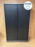 Ahrend roldeurkast - 195x120x45cm - antracietgrijs - zwa..., Nieuw in verpakking