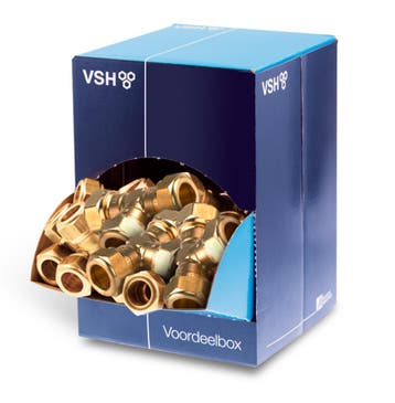 VSH T-stuk 15mm (0889372) Voordeelbox 20 stuks, Doe-het-zelf en Verbouw, Buizen en Afvoer, Nieuw