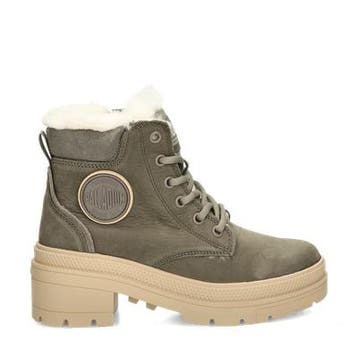 Palladium Pallarise NBK WL gevoerde boots voor dames, Kleding | Dames, Overige kleuren, Verzenden, Lage of Enkellaarzen, Palladium