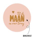 30 x Sticker  Tot de maan en terug (Stickers), Hobby en Vrije tijd, Stickers en Plaatjes, Ophalen of Verzenden, Nieuw, Meerdere stickers