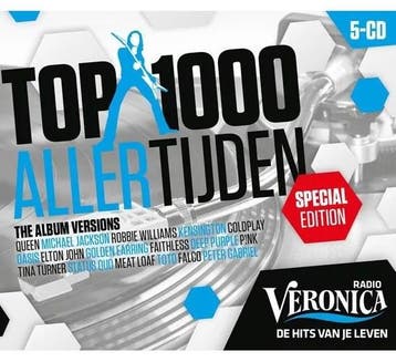 Veronica Top 1000 Allertijden - 2016 (5CD), Verzenden, Nieuw in verpakking