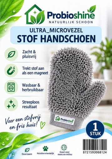 Microvezel stof handschoen - Stofvrij Reinigen, Ophalen of Verzenden, Schoonmaakmiddel
