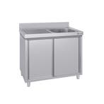 GGM Gastro | Spoelkast ECO - RVS - 1000x600mm - met 1 |, Verzenden, Nieuw in verpakking, RVS Meubilair