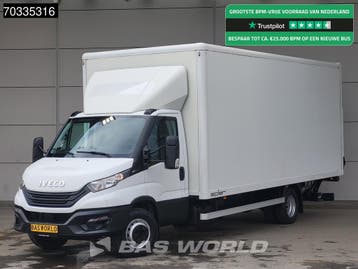 Iveco Daily 72C21 3.0 Automaat 1000KG Laadklep Bakwagen 210P, Automaat, Stof, Gebruikt, Euro 6