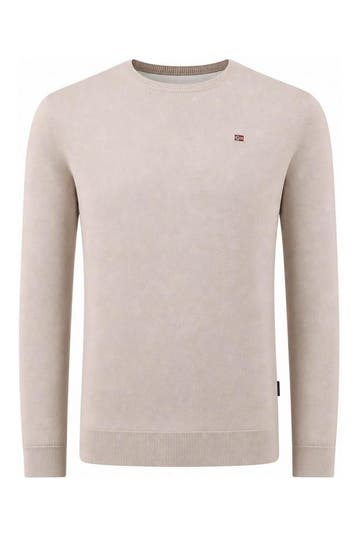 Napapijri Trui in maat L Beige, Kleding | Heren, Truien en Vesten, Verzenden, Gedragen, Overige kleuren, Napapijri