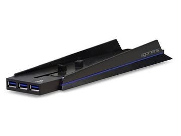PS4 Verticale Standaard met USB-hubs en LED-verlichting -, Ophalen of Verzenden, Zo goed als nieuw, PlayStation 4