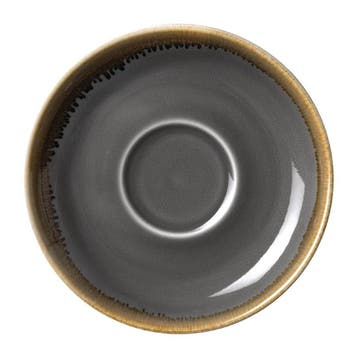 Kiln Cappuccinoschotels | Grijs | 16cm | 6 stuks, Verzenden